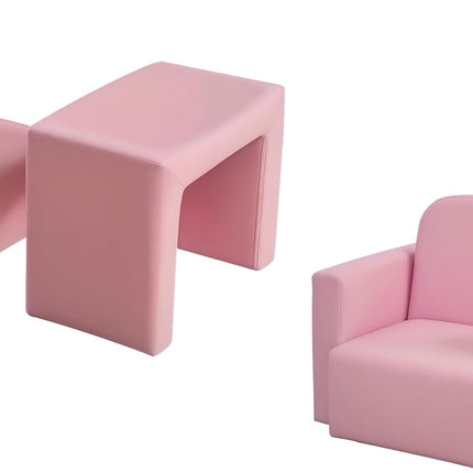 2-in-1 Multifunctional Kids Sofa Convertible Table and Chair