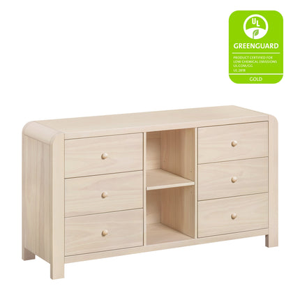 TipToe 6-Drawer Assembled Dresser with Cubbies