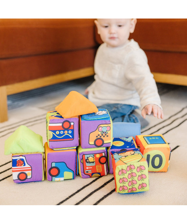 K's Kids Match and Build Soft Blocks