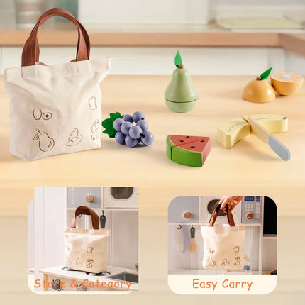 Wooden Childs Play Food Set - Fruit