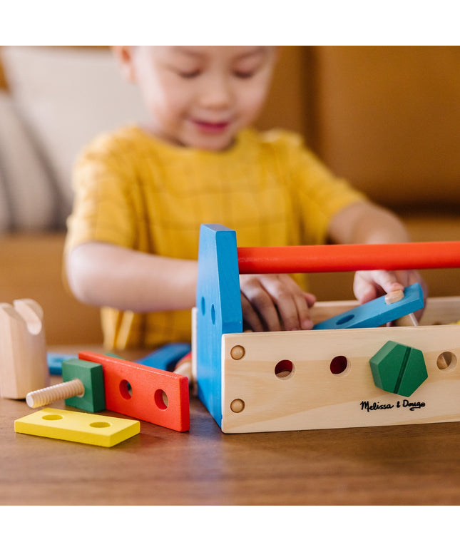 Wooden Take-Along Tool Kit