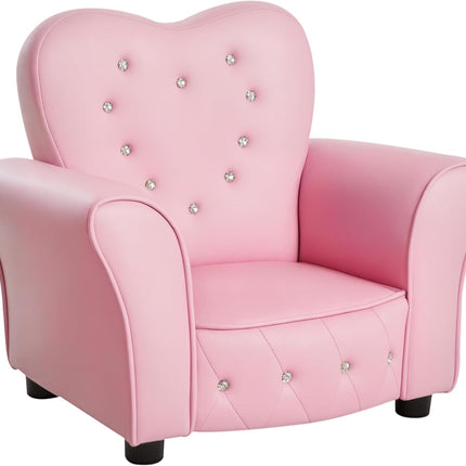 Tufted Upholstered Sofa Chair Princess Couch