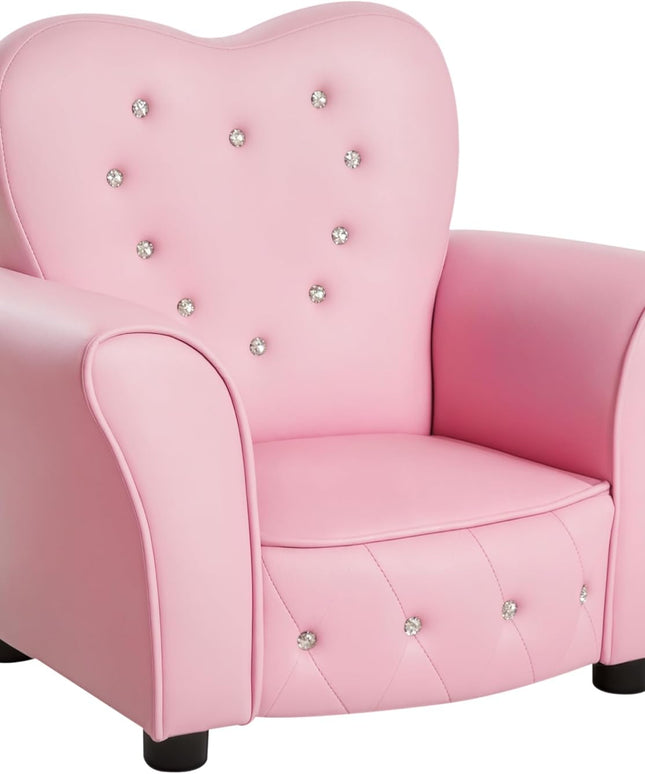 Tufted Upholstered Sofa Chair Princess Couch