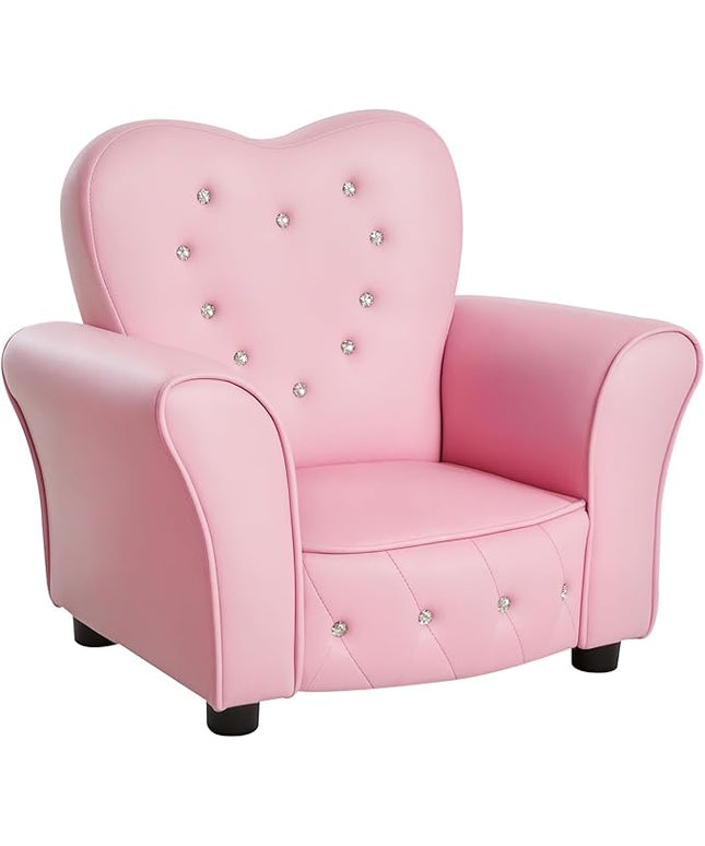 Tufted Upholstered Sofa Chair Princess Couch