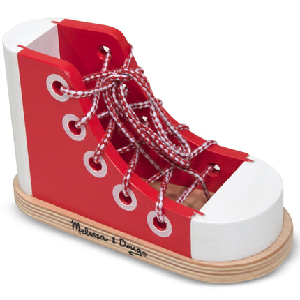 Wooden Lacing Shoe