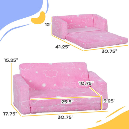 2 in 1 Kids Sofa Chair