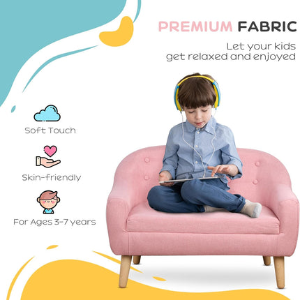 2-Seat Kids Sofa, Toddler Sofa Couch