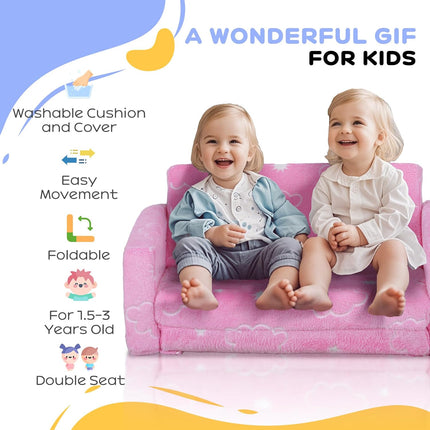 2 in 1 Kids Sofa Chair