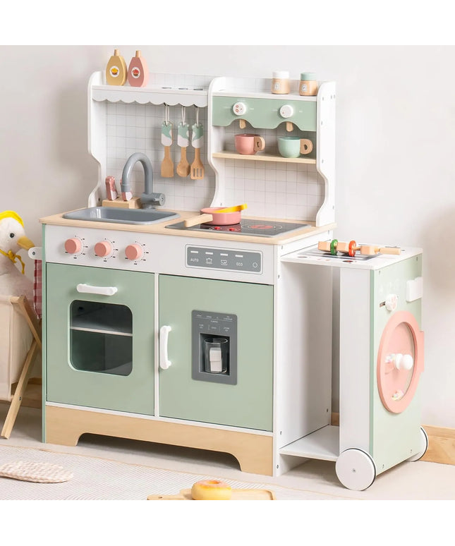 Wooden Play Kitchen Set - Expandable