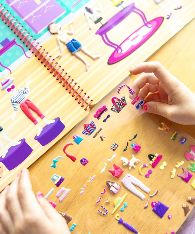 Puffy Sticker Activity Book - Day of Glamour