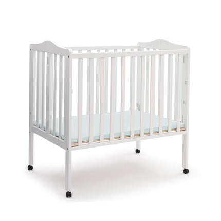 Folding Portable Mini Baby Crib with 1.5-inch Mattress