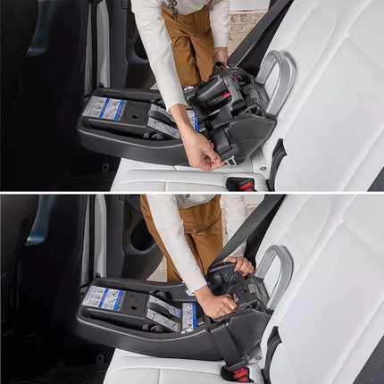 Cypress Infant Car Seat Rear Facing Car Seat with Alpine Base - Ponte Stone