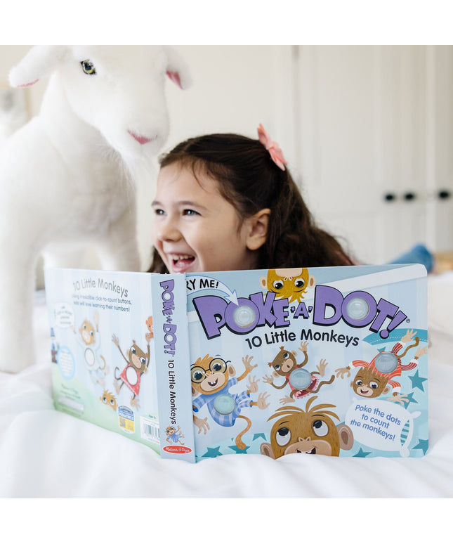 Poke-a-Dot: 10 Little Monkeys Board Book