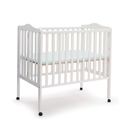 Folding Portable Mini Baby Crib with 1.5-inch Mattress