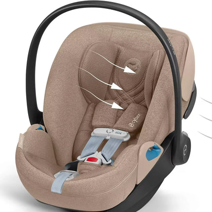 Cloud T Comfort Extend Infant Car Seat with SensorSafe - Beige