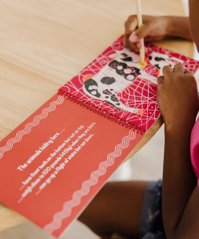 On the Go Scratch Art Color Reveal Pad - Animal Families