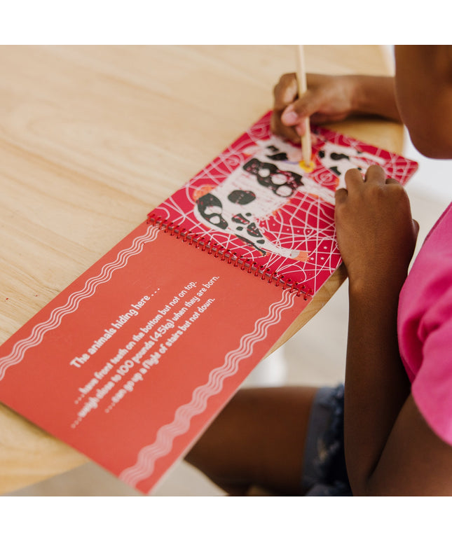 On the Go Scratch Art Color Reveal Pad - Animal Families