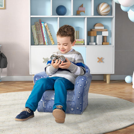 Toddler Sofa with Glow in The Dark Star Design