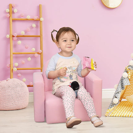 2-in-1 Multifunctional Kids Sofa Convertible Table and Chair