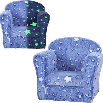 Toddler Sofa with Glow in The Dark Star Design