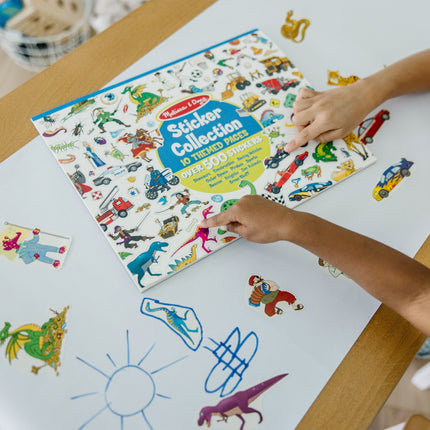 Sticker Collection - Dinosaurs, Vehicles, Space, and More