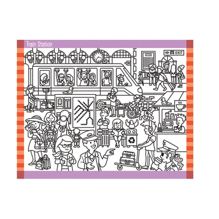 Seek & Find Sticker Pad – Around Town
