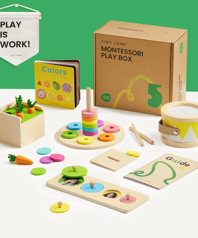 Tiny Land® Montessori Toys Set for Toddlers (13-15 Month)