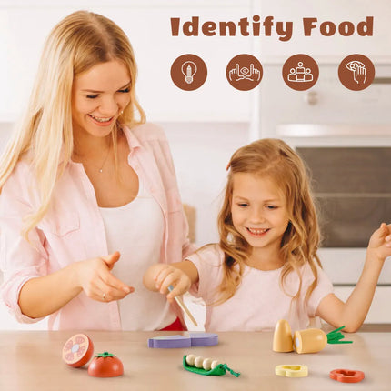 Wooden Childs Play Food Set - Vegetables