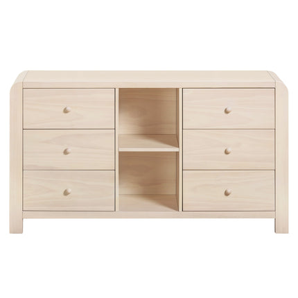 TipToe 6-Drawer Assembled Dresser with Cubbies