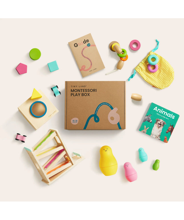 Tiny Land® Montessori Toys Set for Toddlers (16-18 Month)