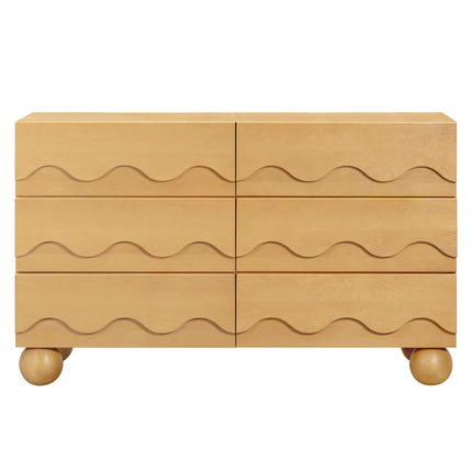 Lido Wave 6-Drawer Assembled Dresser