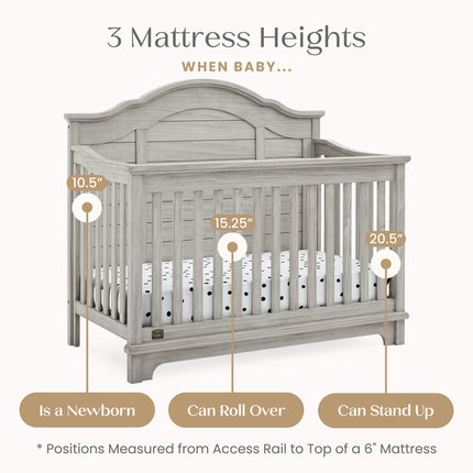 Asher 6-in-1 Convertible Crib