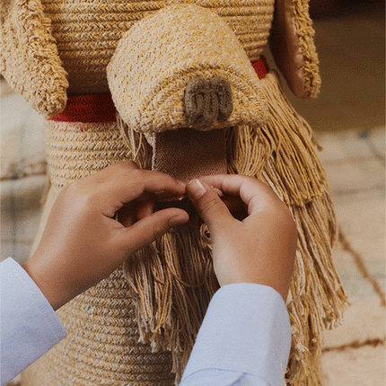 Golden Retriever Dog Basket