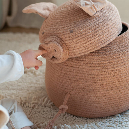 Peggy the Pig Storage Basket