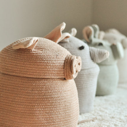 Peggy the Pig Storage Basket