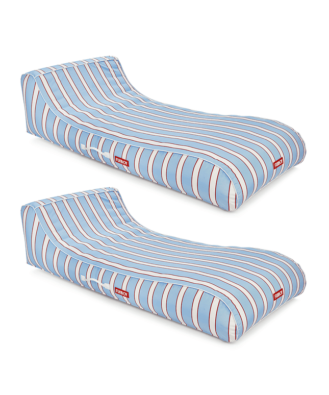 Fabric Sunbed Lounger