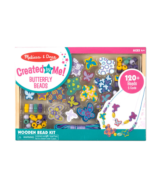 Created by Me! Butterfly Beads Wooden Bead Kit