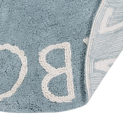 Round ABC Washable Rug