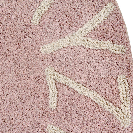 Round ABC Washable Rug