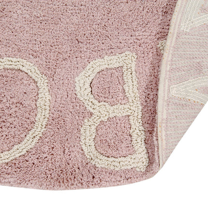 Round ABC Washable Rug