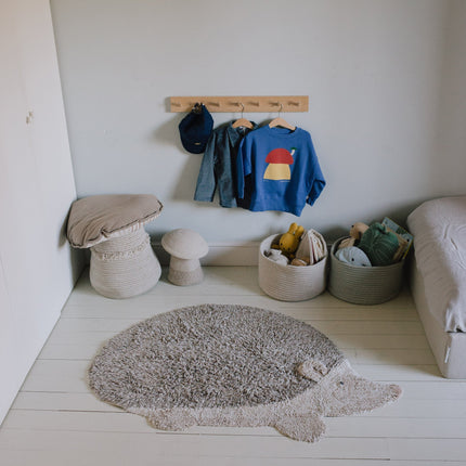 Hedgehog Washable Animal Rug