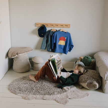 Hedgehog Washable Animal Rug