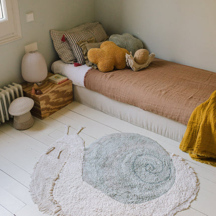 Snail Washable Animal Rug