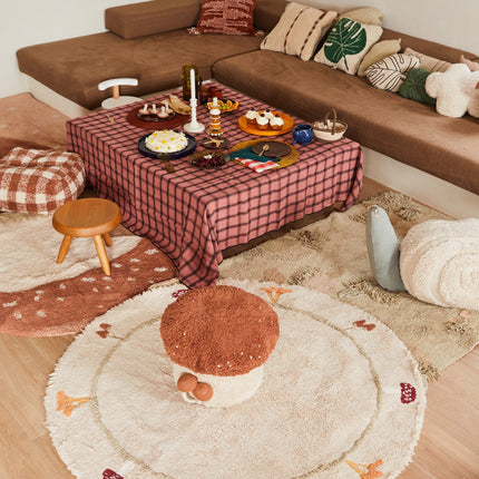 Chanterelle Mushroom Washable Rug