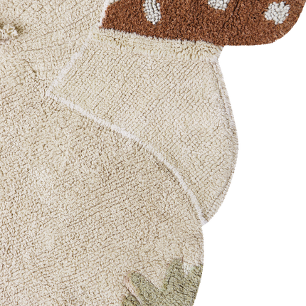 Boletus Mushroom Washable Rug