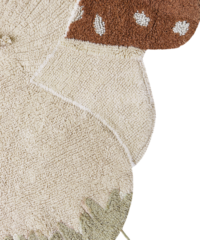 Boletus Mushroom Washable Rug