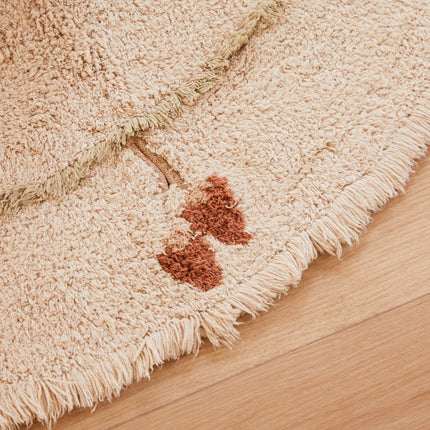 Chanterelle Mushroom Washable Rug