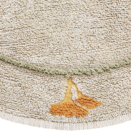 Chanterelle Mushroom Washable Rug