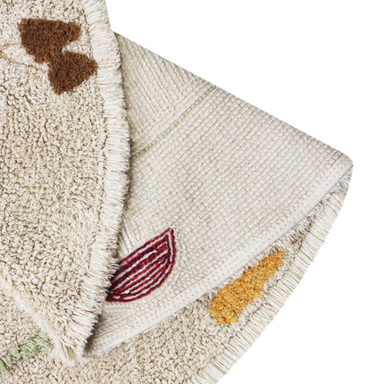 Chanterelle Mushroom Washable Rug