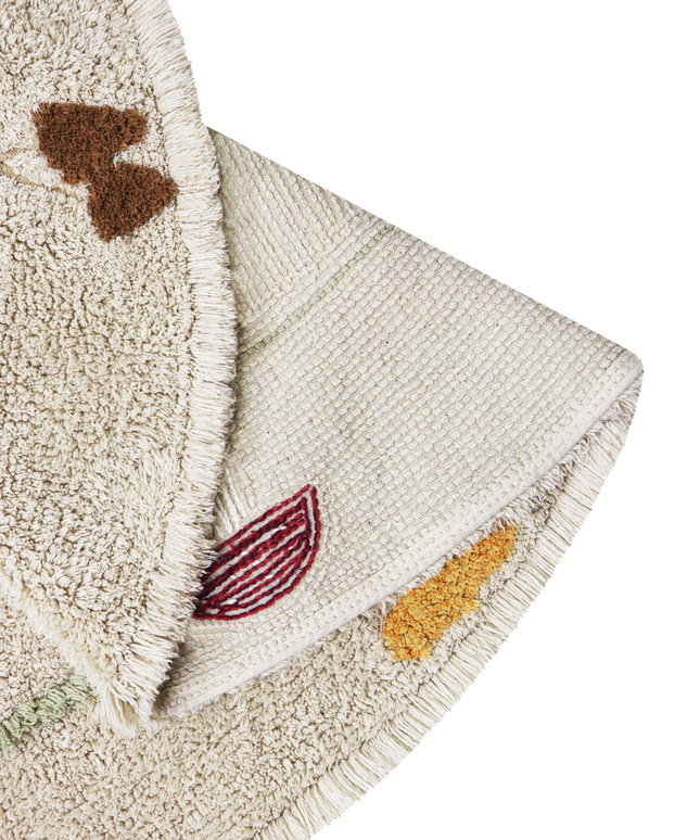 Chanterelle Mushroom Washable Rug